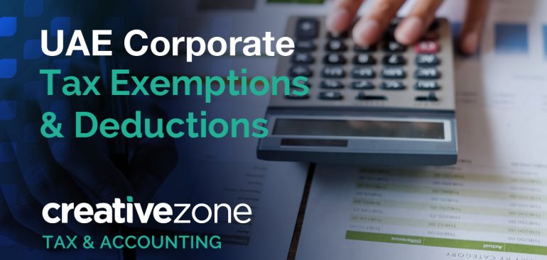 UAE Corporate Tax Exemptions and Deductions