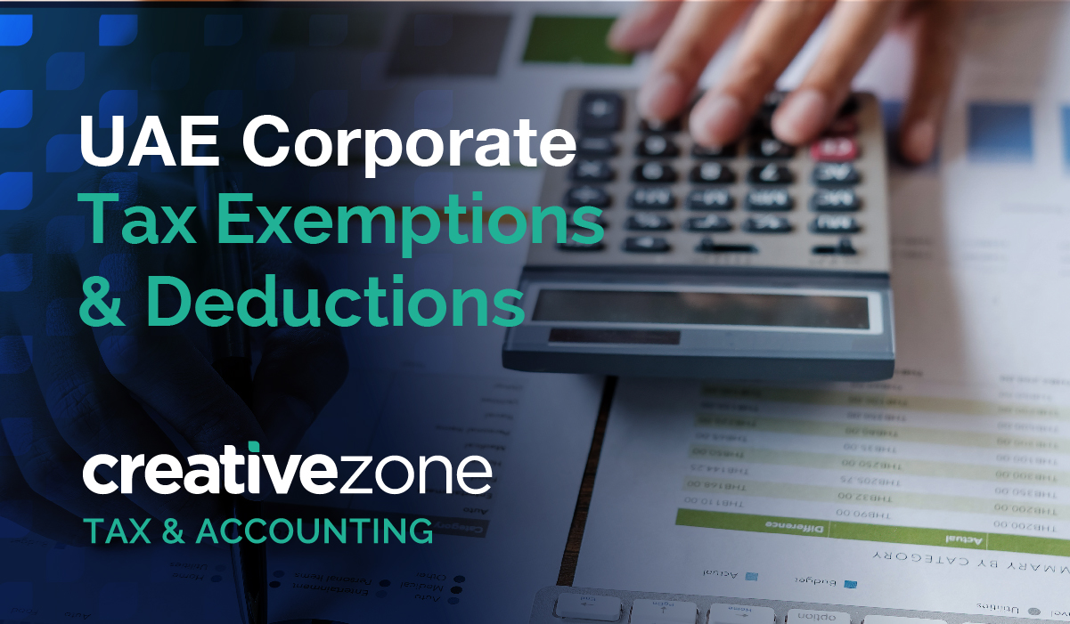 UAE Corporate Tax Exemptions and Deductions